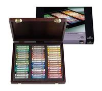 Pastel Tendre Rembrandt : Coffret En Bois Paysage 45