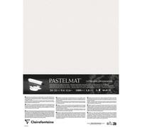 Pastelmat contrecollé 5 feuilles 24x32cm - Blanc