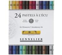 Pastels à l'écu - Boîte de 24 couleurs - Sennelier - Extra tendres - Set découverte G