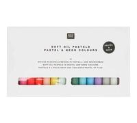 Pastels à l'huile - Couleurs pastels - 12 pcs Multicolore G