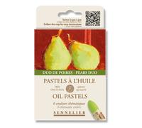 Pastels à l'huile Sennelier - Duo de Poires coffret de 6 pastels à l'huile - N132519.63