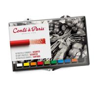 Pastels tendres - CONTE A PARIS - Assortiment 10 - Couleurs vives - Texture crémeuse - Boîte plastique