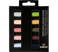 Pastels - Tendres - Nuances assorties - 10 demi-pastels - Rembrandt