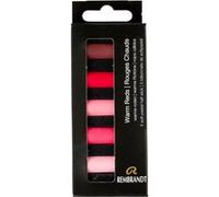 Pastels - Tendres - Teintes rouges chaudes - 5 demi-pastels - Rembrandt