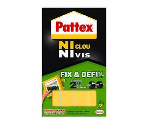 Pastille adhésive blanche Pattex 2 kg - Etui de 10