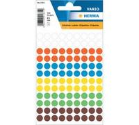 Pastille adhésive, diamètre: 8 mm, jaune fluo