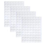 Pastilles adhésives double face, 300 pièces, transparentes, rondes, imperméables, forte adhérence, sans résidus, polyvalentes, idéales pour le bricolage, le bureau, les photos et les cartes, 20 mm.