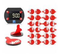 Pastilles Adhésives Double Face Extra Fortes, Lot de 24 Pastilles Rondes 10 mm, Résistantes à l’Eau et aux Hautes Températures, pour，Nextbase, Garmin, Dashcam, GPS, support de téléphone portable