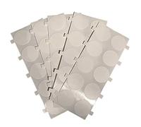 Pastilles adhésives double face | Transparent | Forte adhérence | Pastilles adhésives double face | Épaisseur 0,2 mm Ø 22-44 mm (100, Ø 22)