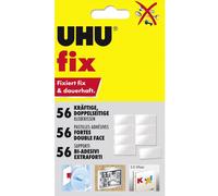 UHU Pastilles adhésives Patafix double-face détachables réutilisables blanches