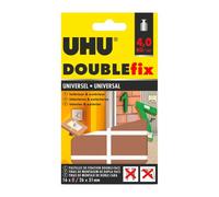 Pastilles adhésives UHU Double Fix universel - Paquet de 16