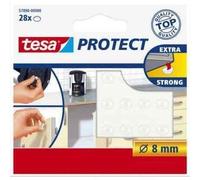 tesa Pastilles anti-glisse et de protection Protect rondes transparentes Ø 8 mm - 28 pièces