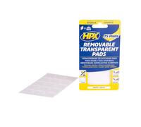 Pastilles auto-adhésives HPX transparentes enlevables sans résidu de colle - HT2525