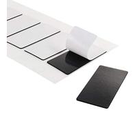 Pastilles autocollantes des deux côtés fortement adhésives | Noir | 26,7 x 54,7 mm | 1 mm d'épaisseur | 10 pièces