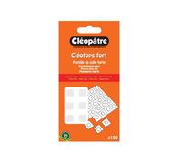 Pastilles adhésives - Transparent - Colle forte - Cléopâtre - Cléotops fort Transparent