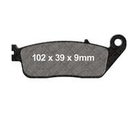 Ebc Epfa-hh Series Epfa226hh Sintered Brake Pads Noir
