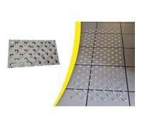 Pastilles podotactiles adhésives Rapidpodo WATTELEZ pour intérieur - 165 pastilles - Métal - 630098ADH G