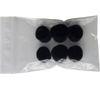 Pastilles rondes auto-agrippantes à coller TRU COMPONENTS 685-330-Bag 1586377 partie velours et partie agrippante (Ø) 20 mm noir 8 paire(s)