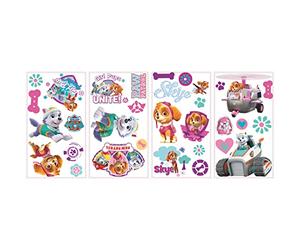Pat Patrouille 539134 Stella & Everest Autocollant Multi-Eléments Repositionnable Multicolore 3,8 x 0,2 x 31 cm