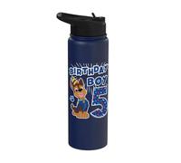 Pat' Patrouille Chase Anniversaire Garçon Âge 5 ans Stainless Steel Insulated Water Bottle