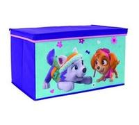 FUN HOUSE 712724 PAT'PATROUILLE FILLE Coffre à jouets pliable pour enfant, à partir de 3 ans, Bleu