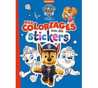 Pat' Patrouille - Mes coloriages avec des stickers - Collectif - Hachette Jeunesse - broché - Document jeunesse