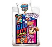 Pat Patrouille Movie - Parure de lit coton Enfant Skye City - Housse de Couette 140x200 cm Taie 65x65 cm Non applicable G