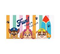 Pat' Patrouille Serviette pour enfants | Super douce au toucher, design ensoleillé avec Chase et Skye | Parfait pour la maison, le bain, la plage et la piscine | Taille unique 70 cm x 140 cm
