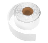 Patch de Réparation Murale PVC Blanc 19,8m X 5cm à Bord Dentelé | Auto-adhésif, Forte Adhérence, Finition sans Joint, Couvre Trous et Seams pour Rénovation Intérieure