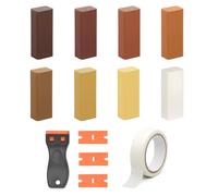 Pate a Bois Rebouchage 8 Couleurs, Mastic Bois, Kit Reparation Parquet | Pâte à Bois, Cireuse Parquet Dure et Résistante, Kit Réparation Carrelage pour Stratifié, Marbre, Carrelage, PVC, Meubles