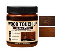 Pâte à bois rebouche-fissures Crème teintable éliminatrice de marques sur | Pâte de Réparation pour Portes en Bois Chambre à Coucher Salon Sol Table Chaise Armoire et Bureau à