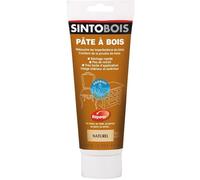 Pâte à bois - SINTOBOIS - Naturel - 80g - Réparation bois - Séchage rapide - Usage intérieur/extérieur