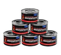 Pâte à brûler - EUROCATCH - 6x200 g - Sans suie & sans odeur - Haute teneur en bioéthanol - 3 h de combustion