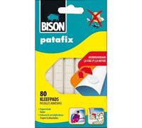 Pâte À Fix - Bison - Patafix - 80 Pastilles Adhésives - Détachables - Réutilisables
