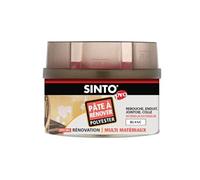 Sinto Pâte à rénover Mastic – Rebouche et colle tous les matériaux, Séchage rapide – Blanc