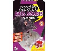 Appât pâte - fluo - rats et souris - 150 g - 10 sachets de 15 g