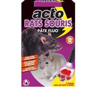 Appât pâte - fluo - rats et souris - 150 g - 10 sachets de 15 g