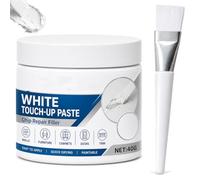 Pâte blanche de réparation de meubles avec pinceau, crème professionnelle de mastic pour bois et réparation murale pour les rayures, pâte à réparer pour meubles en bois, pour meubles et sols