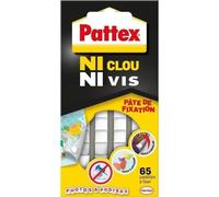 Pâte de fixation repositionnable - PATTEX - 65 pastilles - Réutilisable - Repositionnable - Idéale pour décoration