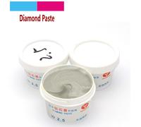 Pâte de polissage diamant, huile d'eau, double usage pour Jade, émeraude, Surface miroir, Agate, moule métallique, acier inoxydable, 1 pièce W28 - Grain 400