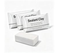 Pâte de Rebouchage Blanche Mastic Malléable pour Murs，3pcs | Pâte malléable, hydrofuge, blanc mat, trous fissures murs, climatiseur, tuyau, sans outil ni mélange, sachets individuels