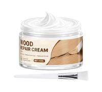 Pâte de réparation blanche pour bois Enduit à reboucher le bois 45 ml avec | Peinture de retouche blanche pour armoires Sur tables, armoires, portes, plinthes, boiseries, parquets