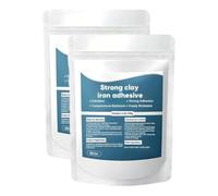 Pâte De Réparation Multi-usages Haute Résistance, Colle Argileuse Forte Pour Fer, Mastic Époxy Renforcé D'acier, Mastic Polyvalent Pour Piscine, Pour Coller Plastique, Métal, Céramique, Bois (2pcs)