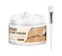 Pâte de réparation pour bois Enduit à reboucher le bois 45 ml avec pinceau | Peinture de retouche blanche pour armoires Sur tables, armoires, portes, plinthes, boiseries, parquets