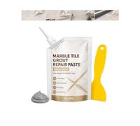 Pâte de réparation pour joints de carrelage et marbre (Grey1PCS) | Kit de réparation pour carrelage, kit de réparation de fissures pour carrelage