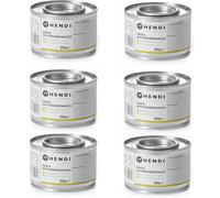 Pâte d'éthanol biologique pour appareils de chauffage en boîte, lot de 6 x 200 g - Hendi 194357