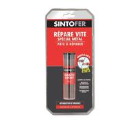 Mastic époxy - SINTOFER - Répare vite - 60 g - Résistant à l'eau - Prise ultra rapide