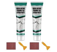 Pâte Réparation Carrelage et Marbre Imperméable à L'Eau pour Salle Bain,Baignoire,Sol,Adhésif pour Fissures en Céramique,Outil