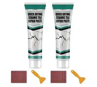 Pâte Réparation Carrelage et Marbre Imperméable à L'Eau pour Salle Bain Baignoire Sol Adhésif pour Fissures en Céramique Outil