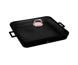 PATELNIA TYTANOWA Z POKRYWĄ 34x34cm BERLINGER HAUS BH-7789 BLACK ROSE